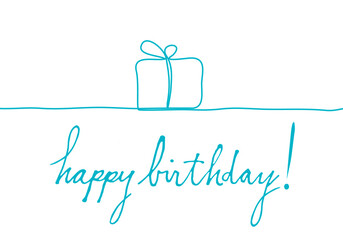 Happy Birthday vector design for greeting cards