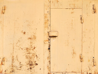 old rusty door texture