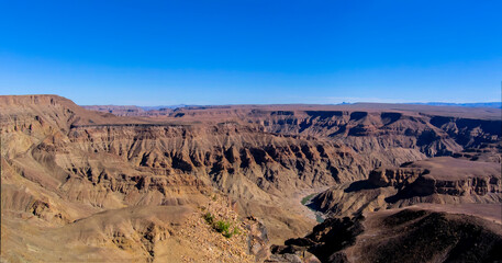 Fototapeta na wymiar Hight view, Fish River Canyon, Namibia