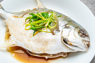 One dish of steamed Jinchang fish