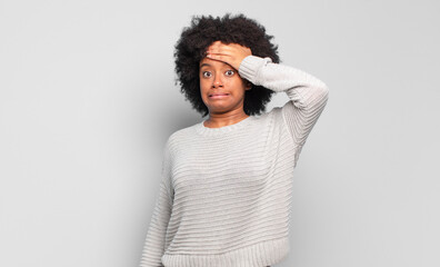 panicking over a forgotten deadline, feeling stressed, having to cover up a mess or mistake