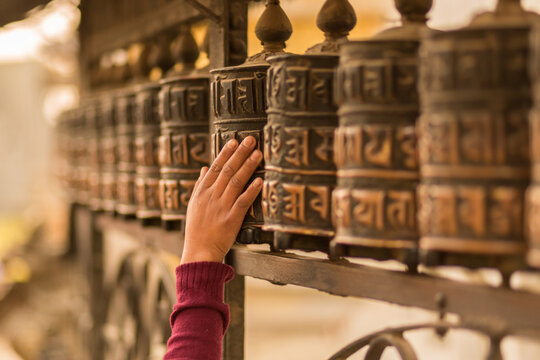 Buddhist Prayer Wheels