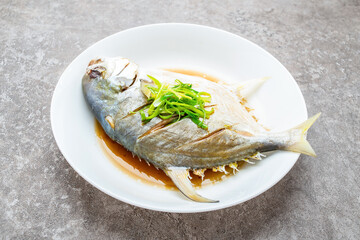 One dish of steamed Jinchang fish