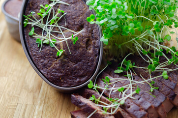 Smooth duck and orange pate, duck liver pâté blended with orange pieces and a touch of herbs and spices