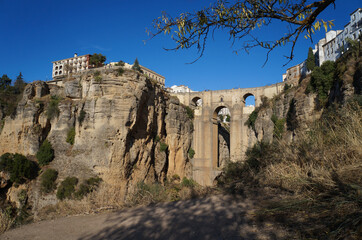 View on Puente Nuevo bridge in Ronda, Spain

