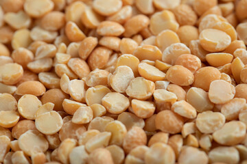 Bunch of raw corns on close up view