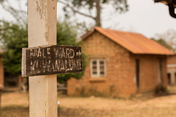 Male Ward in Malawi Hospital