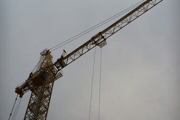 site with crane