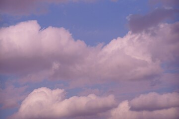 blue sky with clouds