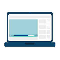 laptop computer device isolated icon vector illustration design