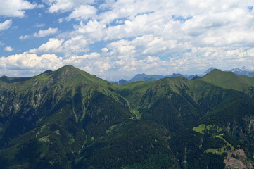 stubnerkogel mountains landscape in Bad Gastein Austria