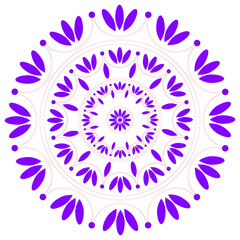 spiritual symbol round ornament