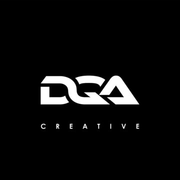 DQA Letter Initial Logo Design Template Vector Illustration