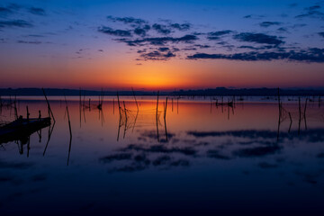 Fototapeta na wymiar 印旛沼の朝