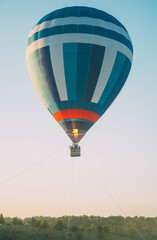 hot air balloon in the sky
