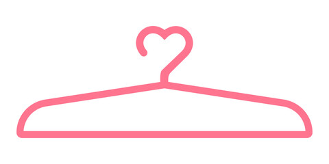 Hanger icon isolated on white background