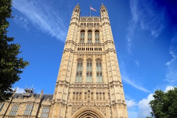 Fototapeta na wymiar London landmark - Victoria Tower