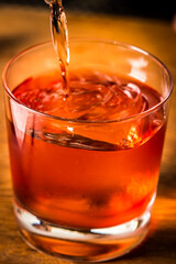 drink sendo preparado no Bar