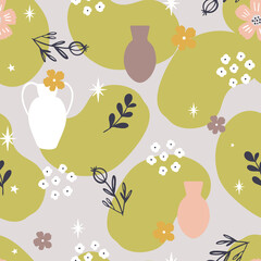 Abstract seamless pattern, digital repeating background for fabric, textile, scrapbook paper, wallpaper, surface design, wrapping paper