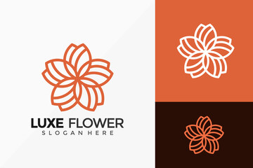 Luxury Flower Creative Logo Design. Modern Idea logos designs Vector illustration template