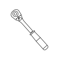 Ratchet wrench Icon.