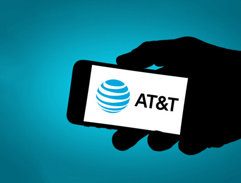 ATT logo on mobile device