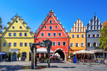 Naklejka premium Unterer Markt, Weiden in der Oberpfalz, Bayern, Deutschland 