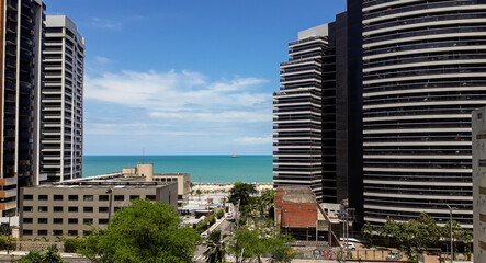 View of Fortaleza cityscape, Brazil