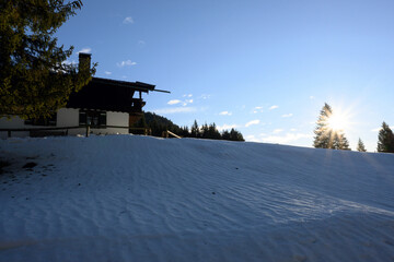 Winter in den bayrischen Bergen
