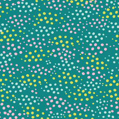 Abstract shapes seamless pattern, digital repeating background for fabric, textile, scrapbook paper, wallpaper, surface design, wrapping paper