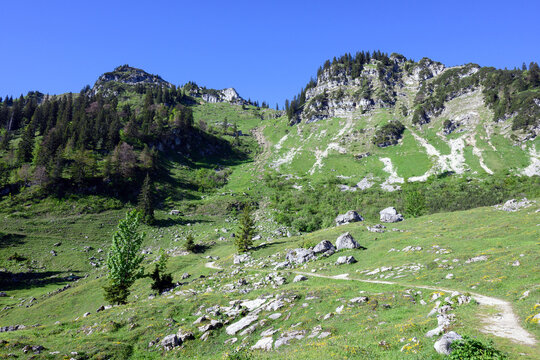 Wandern in den bayrischen Bergen