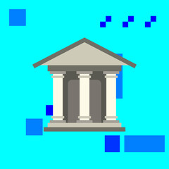 Happy World Bank Day April 1st Vector Illustration. Suitable for backgrounds, greeting cards, posters and banners, simple, eps 10