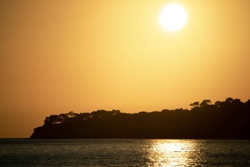 coucher de soleil sur la crique 1