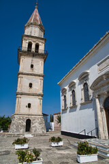 Fototapeta na wymiar View on Eparchiaki Odos Pantokratora church on Zakynthos island