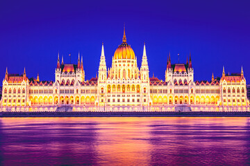 Fototapeta na wymiar Hungary Parliament building
