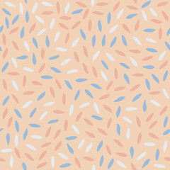 Light Blue, Pink vector seamless pattern background with rise.