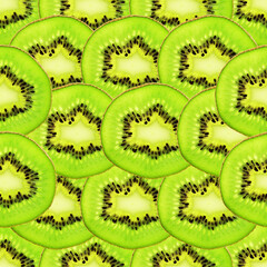 Kiwi seamless background