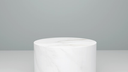 3d rendering podium for product placement