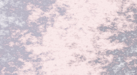 Rose clouds  and a purple sky. Procedural graphic designed as a 3D render, 3D illustration.