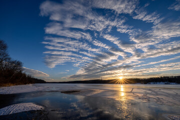 Obraz premium Winter in the Valley