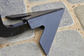 metal knife for tillage,cutter knife for pruning weeds and loosening the soil