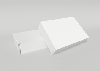 3d Paper Box Packaging mockup