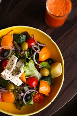 salad with vegetables

