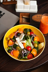 salad with vegetables
