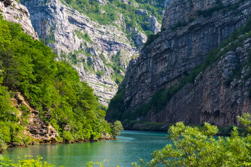Neretva River through the canyon, Central Bosnia and Herzegovina