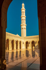 Obraz premium The Sultan Qaboos Grand Mosque in Muscat, Oman.