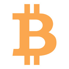 Set of vector Bitcoin logo