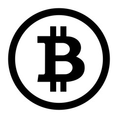 Set of vector Bitcoin logo