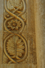 Caramanico Terme - Abruzzo - Church of San Tommaso Becket: Friezes and decorations depicting plants and animals