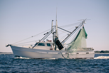 Shrimp Boat Trawling